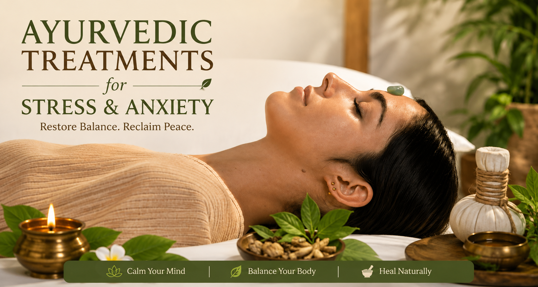 Ayurvedic Treatment for Stress and Anxiety: Therapies, Lifestyle & Wellness Tips